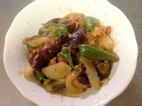 ご飯が進む♪鶏ひき肉と野菜の味噌炒め☆